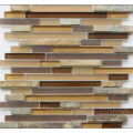 Cozinha Backsplash Stone Mix Mosaico De Vidro (HGM272)